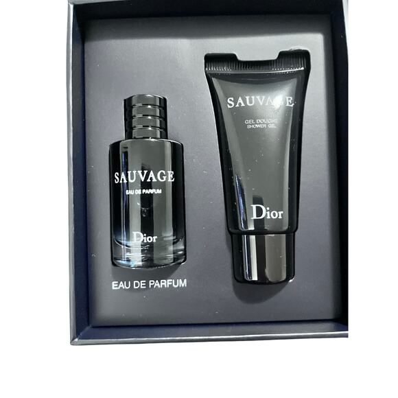 NIB Dior Sauvage 2pc Gift Set | 10ml EDP Spray + Shower Gel | Sealed in Box - Picture 4 of 6